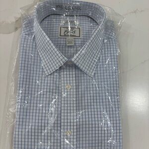 Jos. A. Bank Blue Checkered Men's Shirt